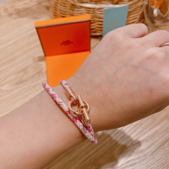 HERMES 愛馬仕雙圈手繩DOUBLE TOUR GLENAN BRACELET-4