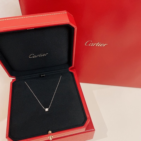 Cartier｜C DE CARTIER單鑽項鍊