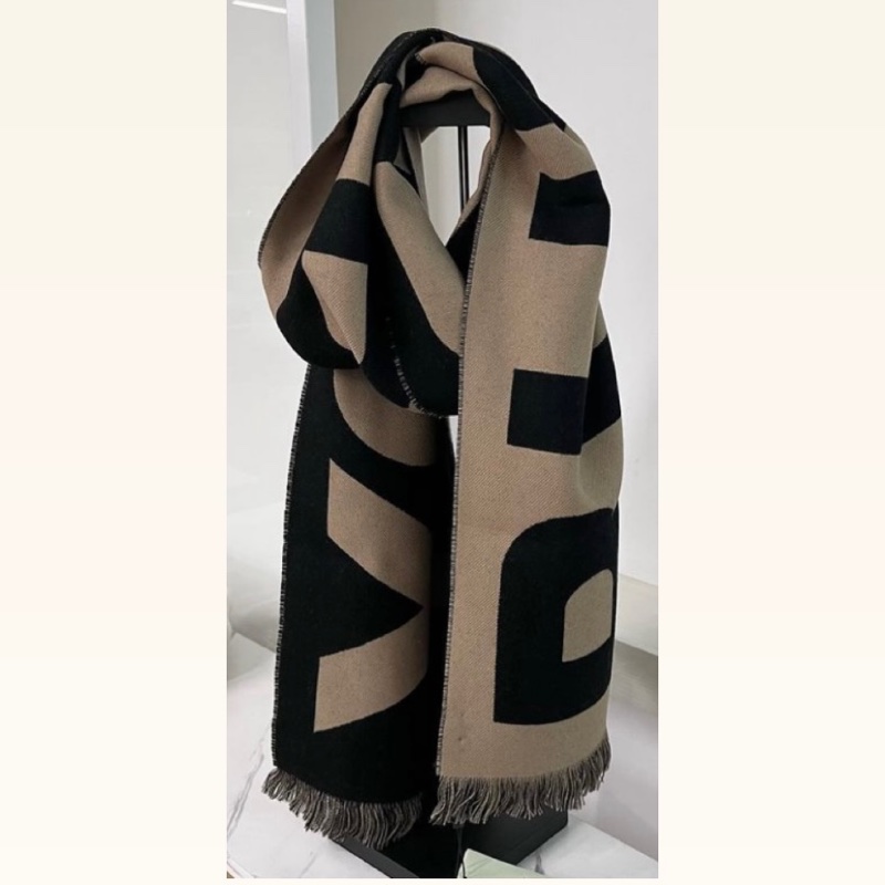 Burberry 典藏米色字母圍巾-0