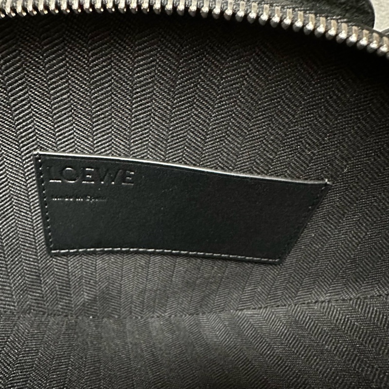 Fan Clutch 小牛皮扇形手拿包 (黑色)-5