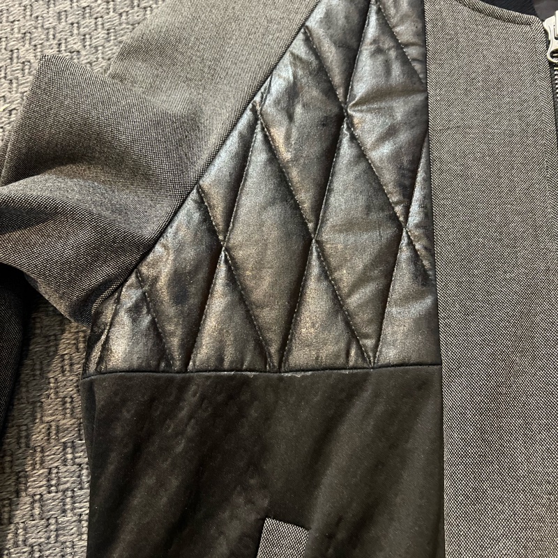 秀款 日義混血品牌Giuliano Fujiwara 拼接夾克外套 質感很棒很有型 原價39800 特一件7800絕版 Giuliano fujiwara 男女都可以穿 #男生建議偏瘦 有型時髦🤍 正常使用痕跡都有拍出來 高標繞道-12