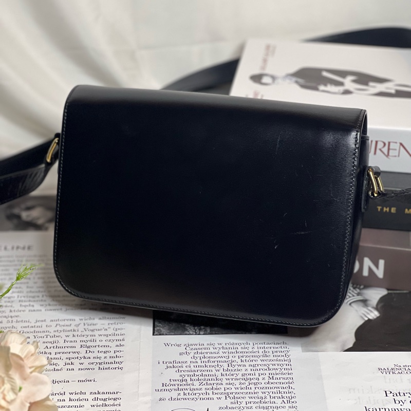 CELINE Triomphe 凱旋門牛皮(黃金尺寸中號）-2