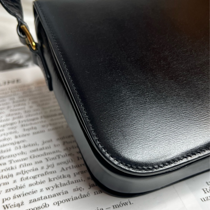 CELINE Triomphe 凱旋門牛皮(黃金尺寸中號）-9