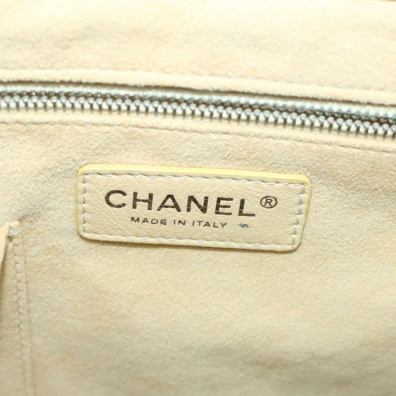 【日本直送】CHANEL COCO Mark Punching 手包漆皮黑 CC 正品 54999-17