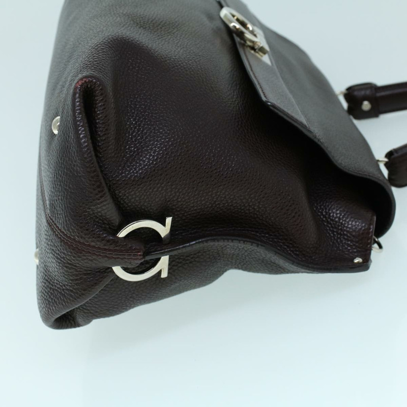 【日本直送】Salvatore Ferragamo Sofia Gancini 單肩包皮革 2way 波爾多正品 53277-2
