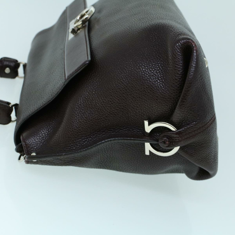 【日本直送】Salvatore Ferragamo Sofia Gancini 單肩包皮革 2way 波爾多正品 53277-3
