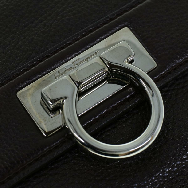 【日本直送】Salvatore Ferragamo Sofia Gancini 單肩包皮革 2way 波爾多正品 53277-8