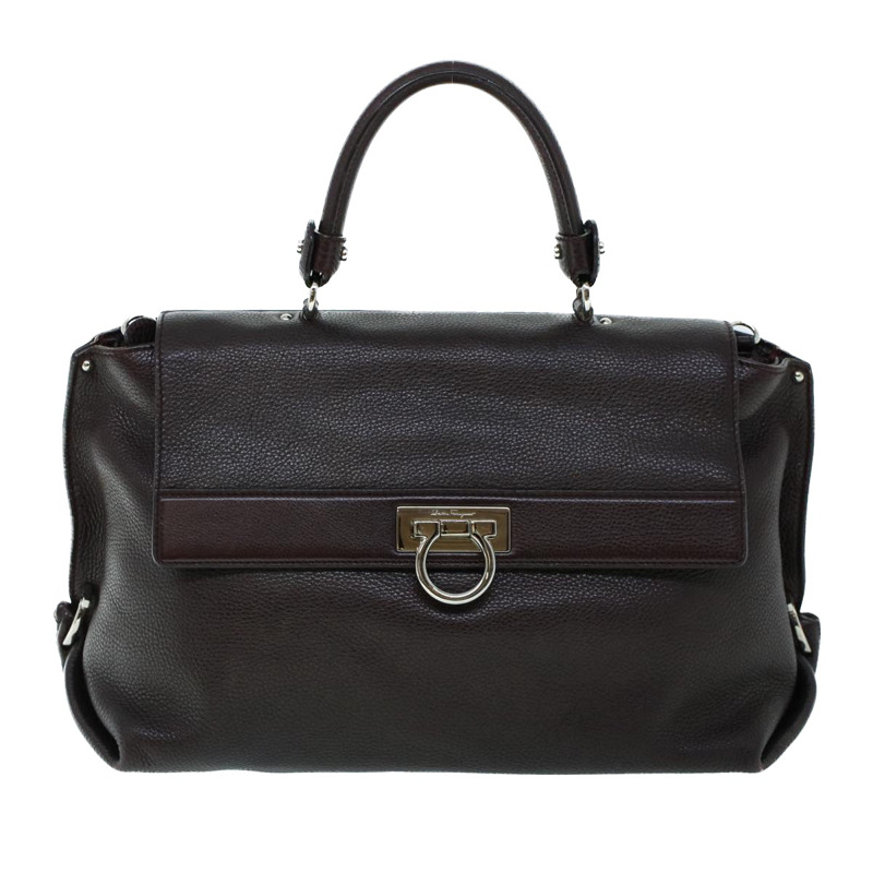 【日本直送】Salvatore Ferragamo Sofia Gancini 單肩包皮革 2way 波爾多正品 53277-12