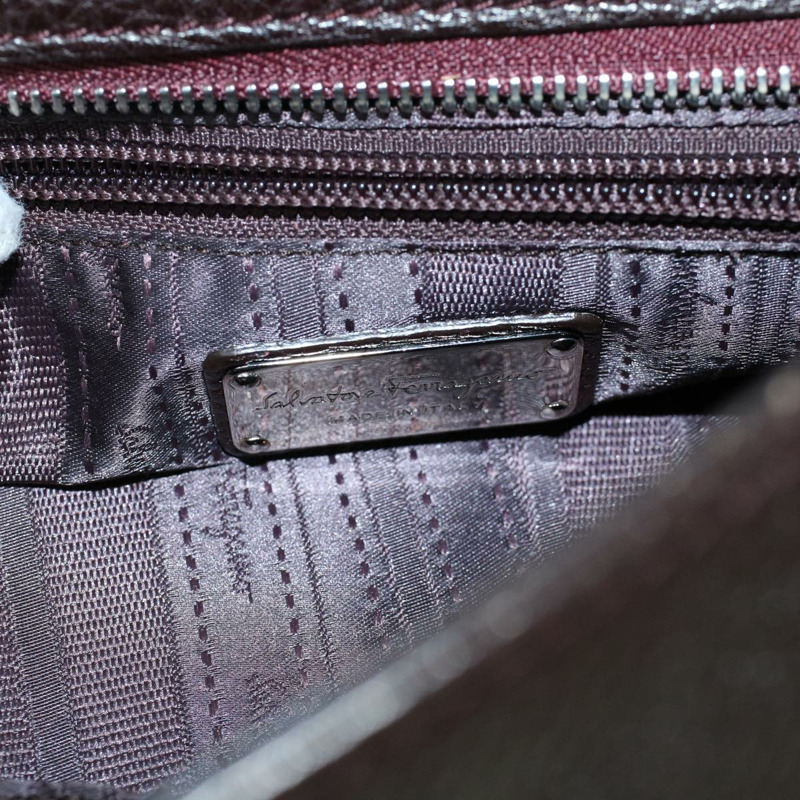 【日本直送】Salvatore Ferragamo Sofia Gancini 單肩包皮革 2way 波爾多正品 53277-17