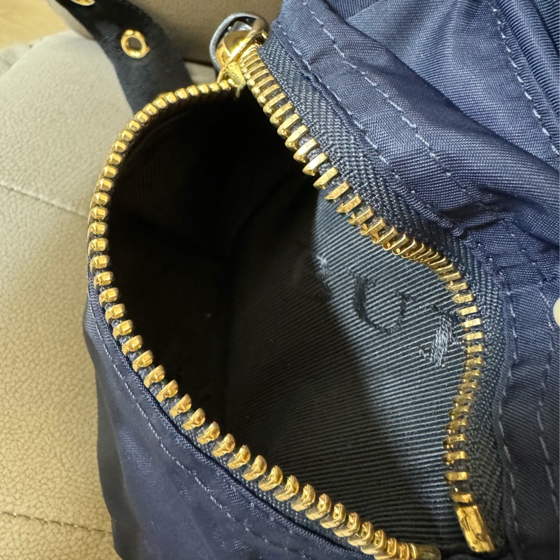 BURBERRY 巴寶莉 The Rucksack尼龍拼皮革中型軍旅後背包(海軍藍)-11