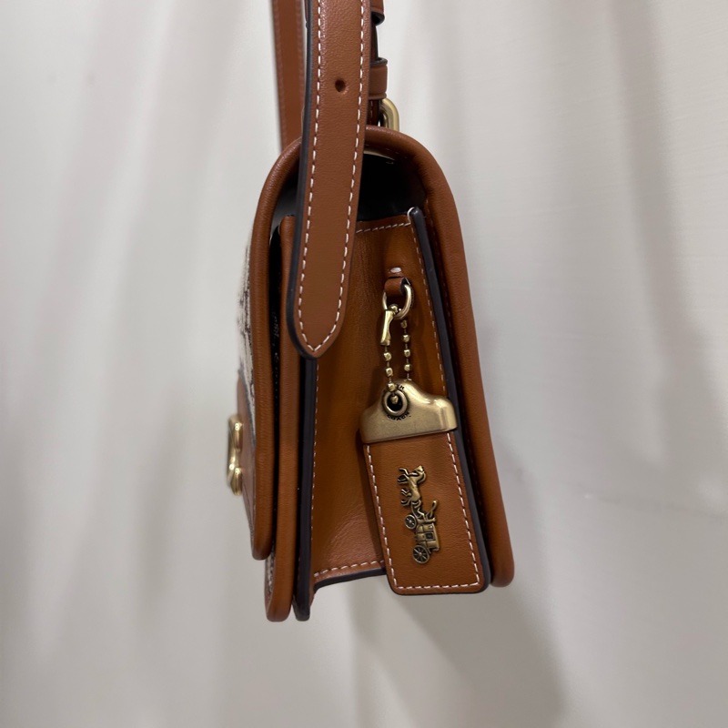 二手閒置款✨Coach Bandit 專櫃款 經典 焦糖老花 CD709-3