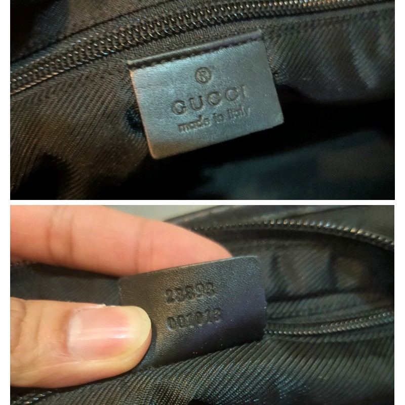 ∆聖誕限時一週降價∆㊣✨Gucci✨古馳 黑色 老花 皮革 帆布 肩背包 托特包/二手包/二手精品-10