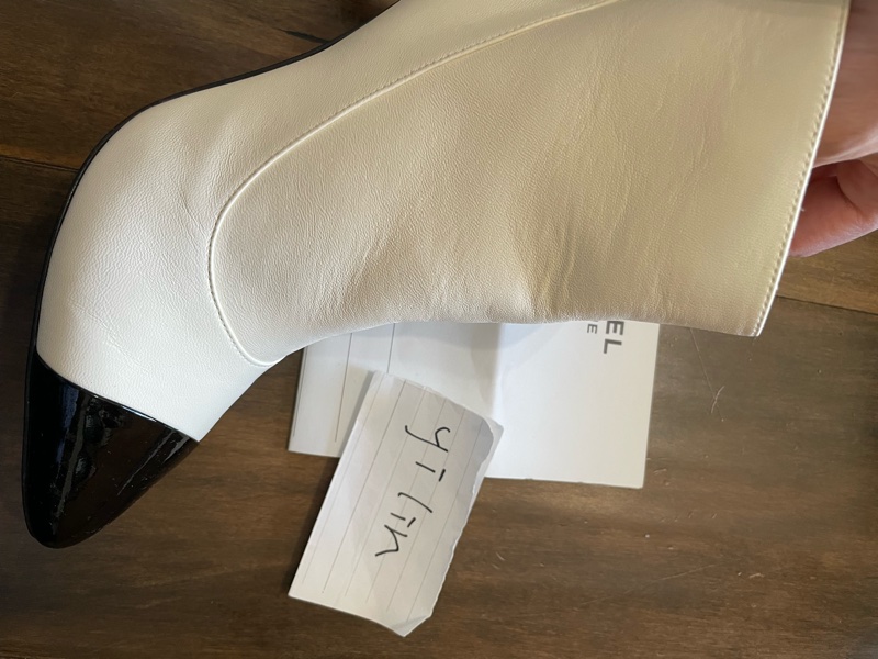 (已預訂)香奈兒珍珠短靴高跟鞋-15