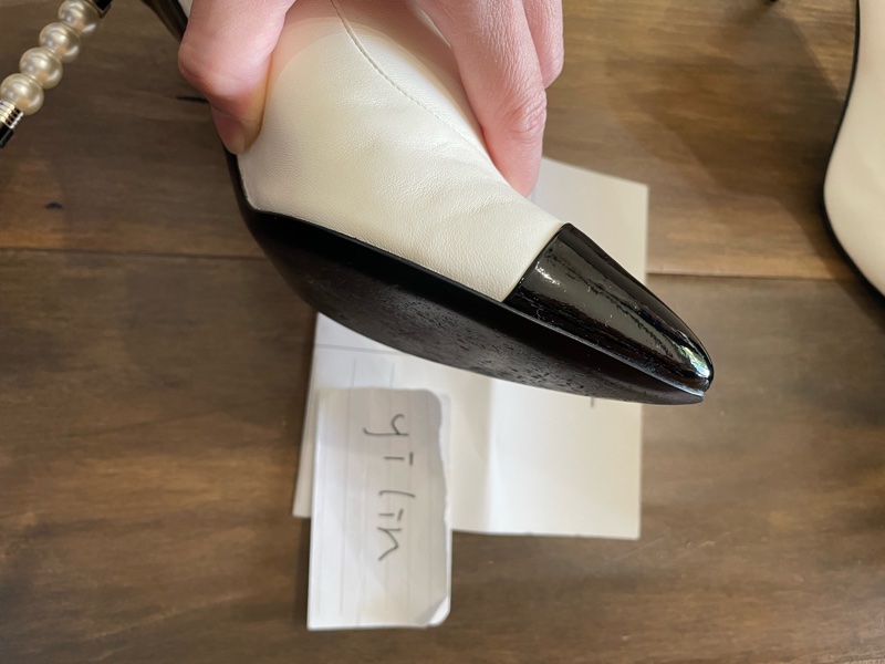 (已預訂)香奈兒珍珠短靴高跟鞋-23