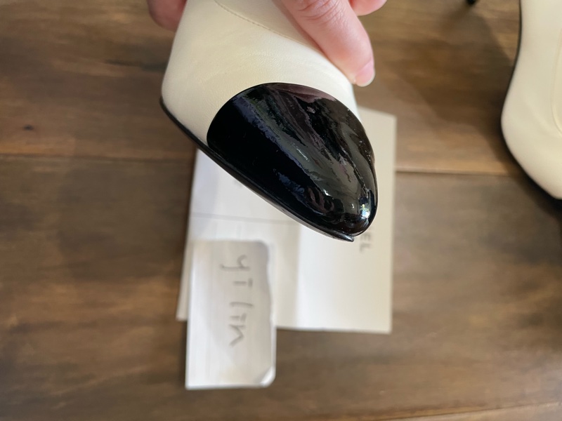 (已預訂)香奈兒珍珠短靴高跟鞋-24