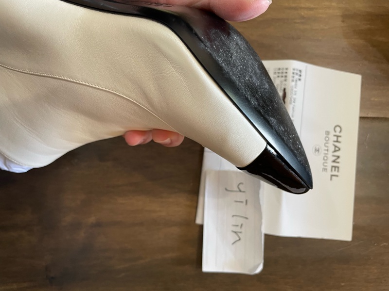 (已預訂)香奈兒珍珠短靴高跟鞋-27