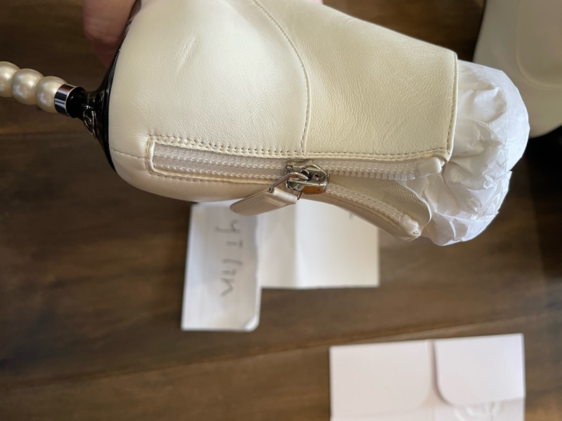 (已預訂)香奈兒珍珠短靴高跟鞋-28