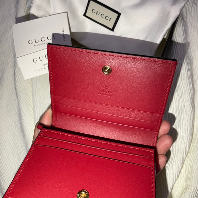 Gucci 25週年貓咪圖騰 中夾-18