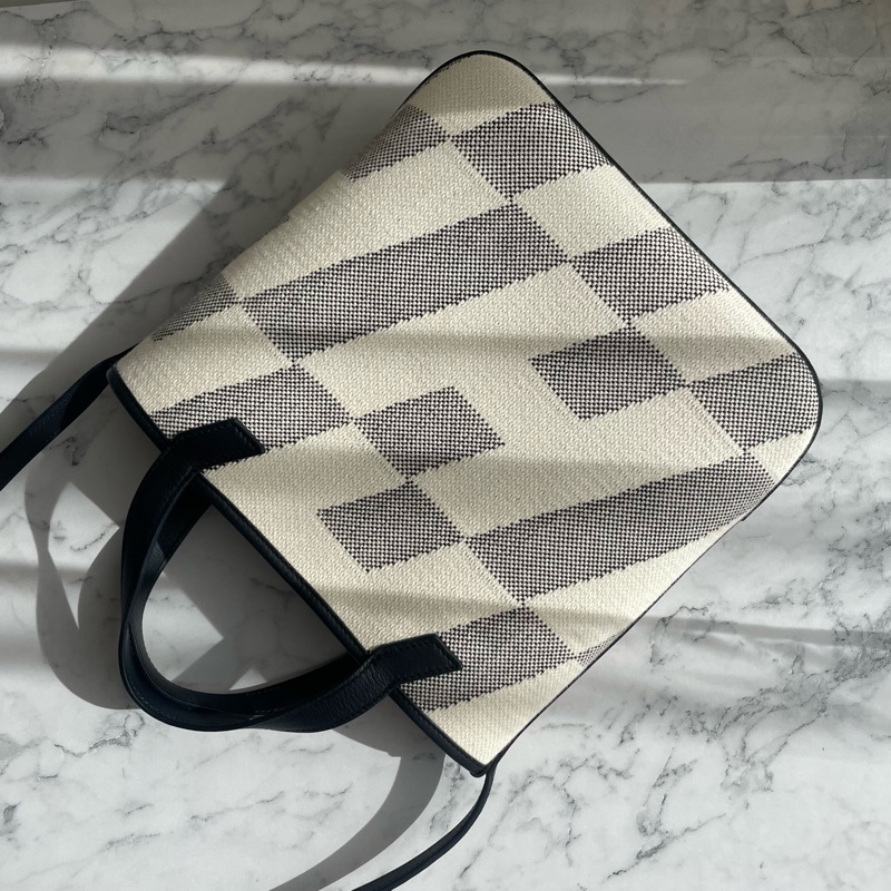 HERMES cabas 27 tote 托特帆布 兩用包-1