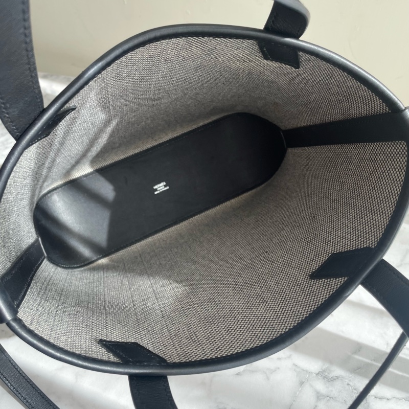 HERMES cabas 27 tote 托特帆布 兩用包-2