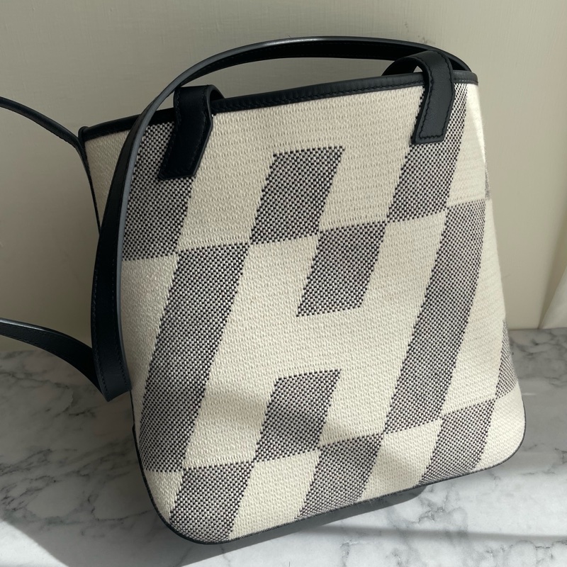 HERMES cabas 27 tote 托特帆布 兩用包-4