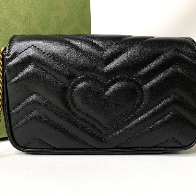 GUCCI Marmont mini翻蓋鏈包-1