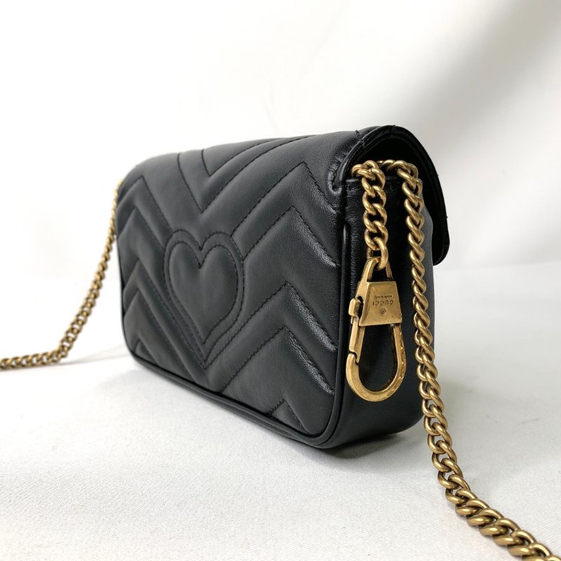 GUCCI Marmont mini翻蓋鏈包-4