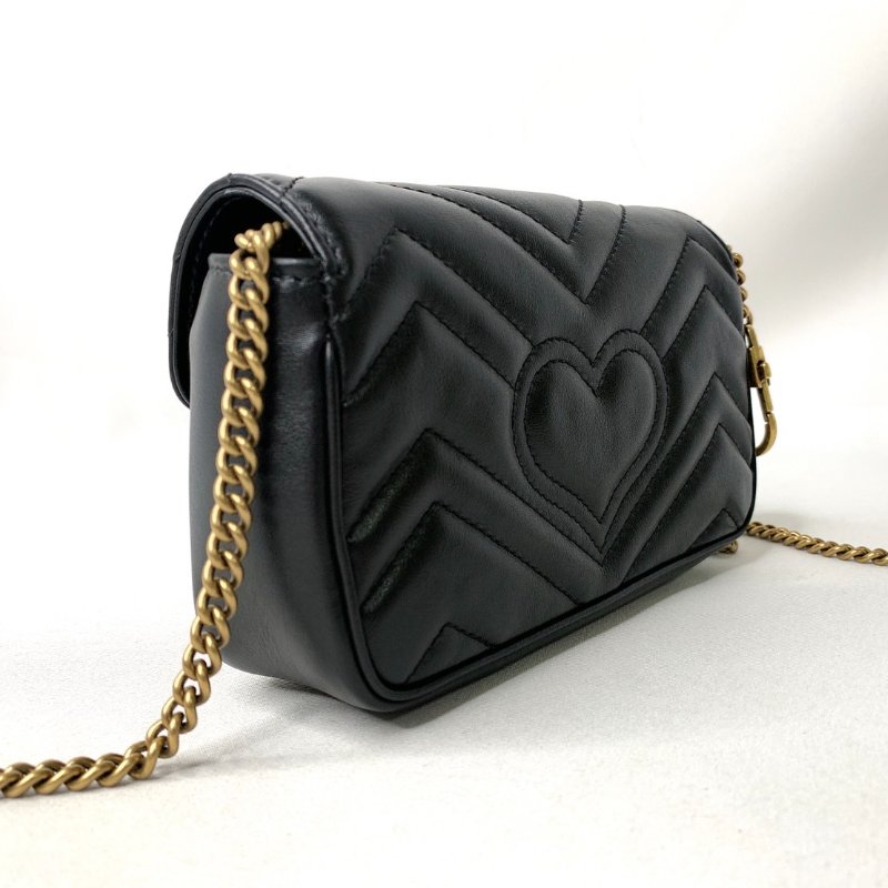 GUCCI Marmont mini翻蓋鏈包-5