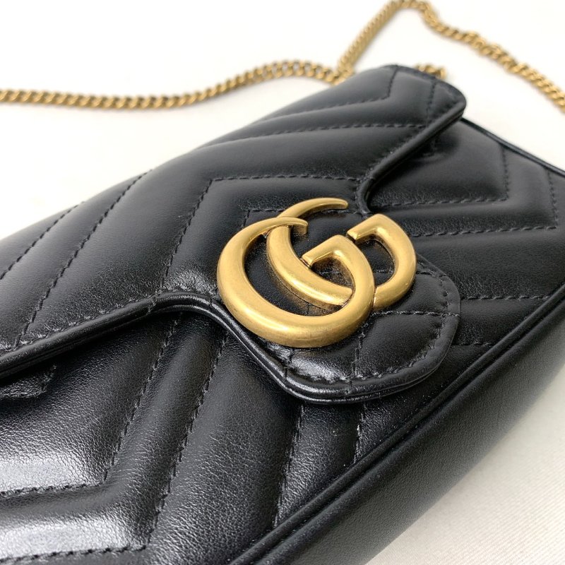 GUCCI Marmont mini翻蓋鏈包-7