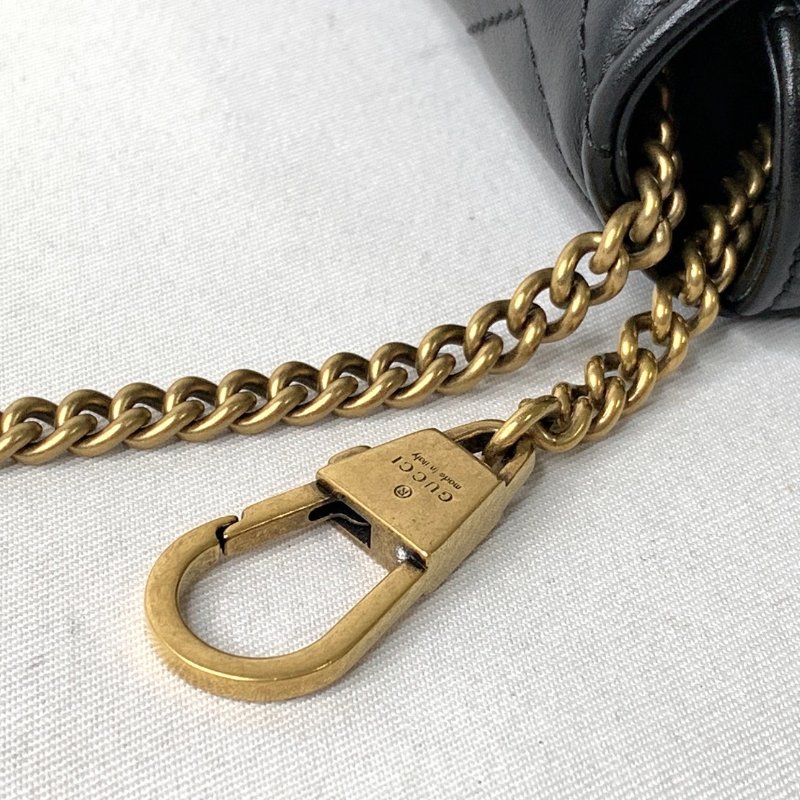 GUCCI Marmont mini翻蓋鏈包-9