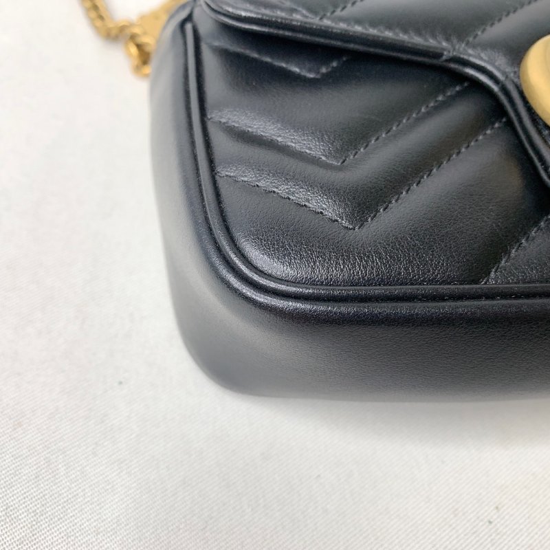 GUCCI Marmont mini翻蓋鏈包-13