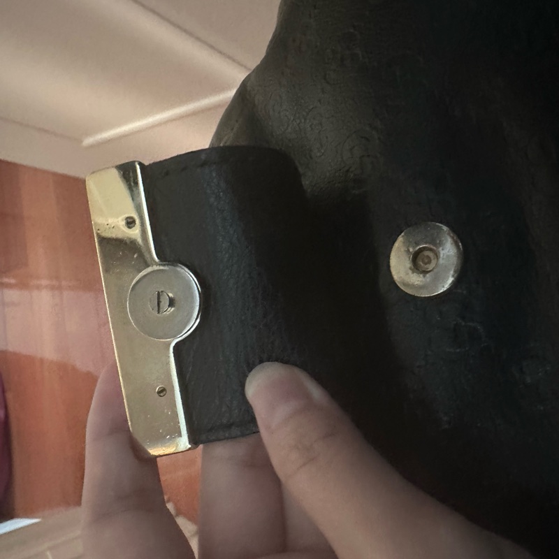 Gucci 古馳 全黑皮革 肩背包 shoulder bag 腋下包 hobo bag-7