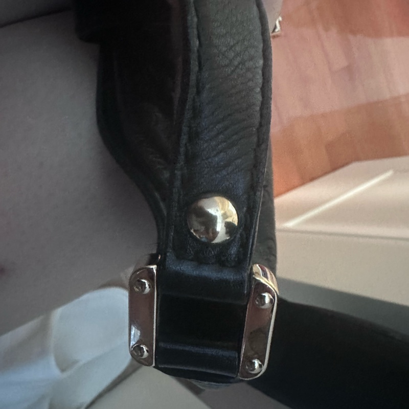 Gucci 古馳 全黑皮革 肩背包 shoulder bag 腋下包 hobo bag-9