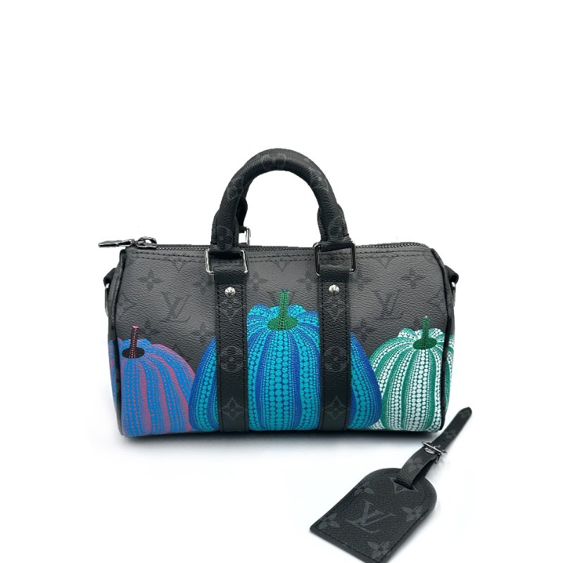 LOUIS VUITTON X 草間彌生聯名款Keepall 25 - 彩色南瓜-1