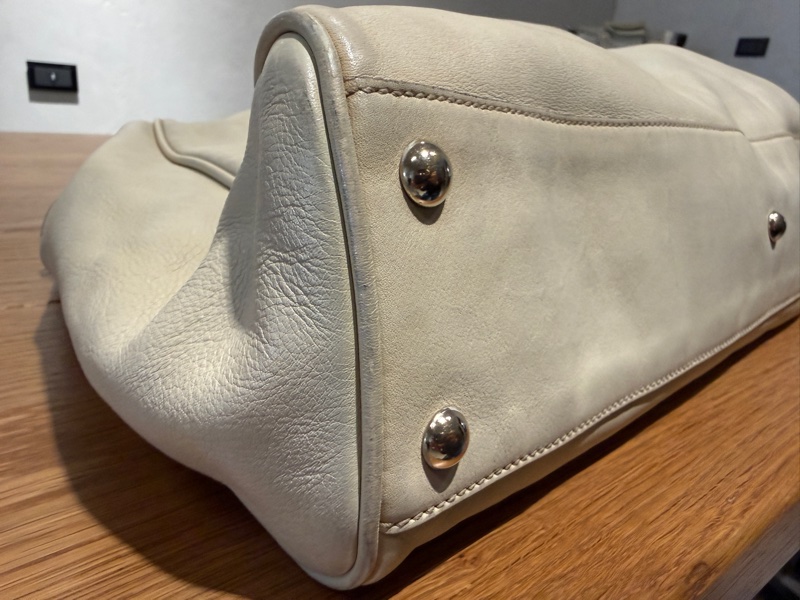 GUCCI 流蘇托特包 白-8