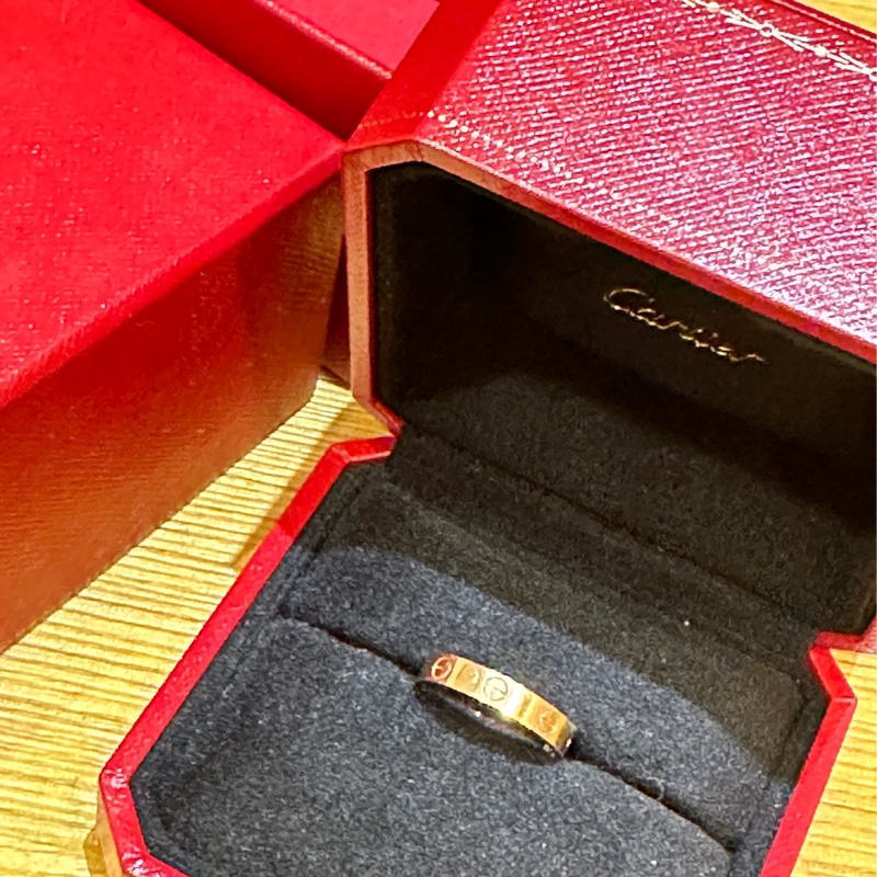 Cartier love婚戒玫瑰金-0