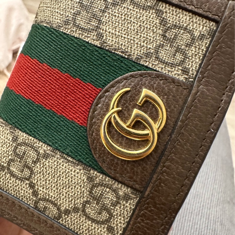 Gucci Ophidia GG Card case 經典老花短夾-0