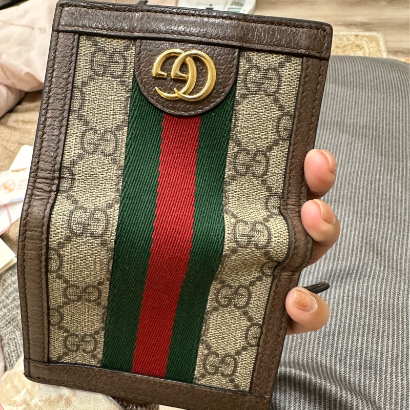 Gucci Ophidia GG Card case 經典老花短夾-4