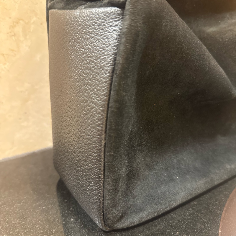 Gucci中古竹節絨袋-14