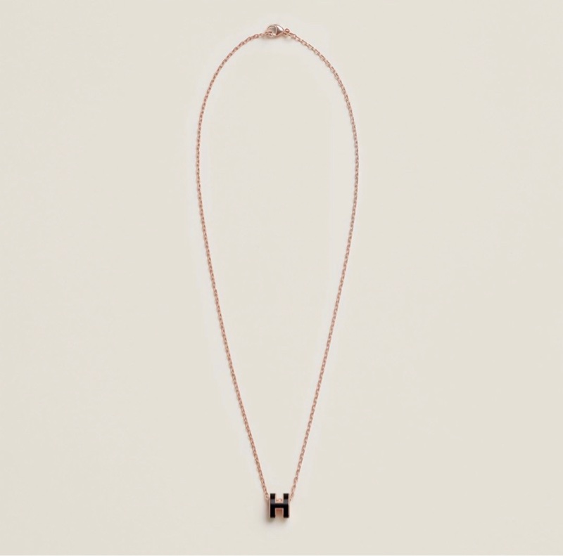 Hermes Mini Pop H Pendent 黑 金色 預訂貨品-3