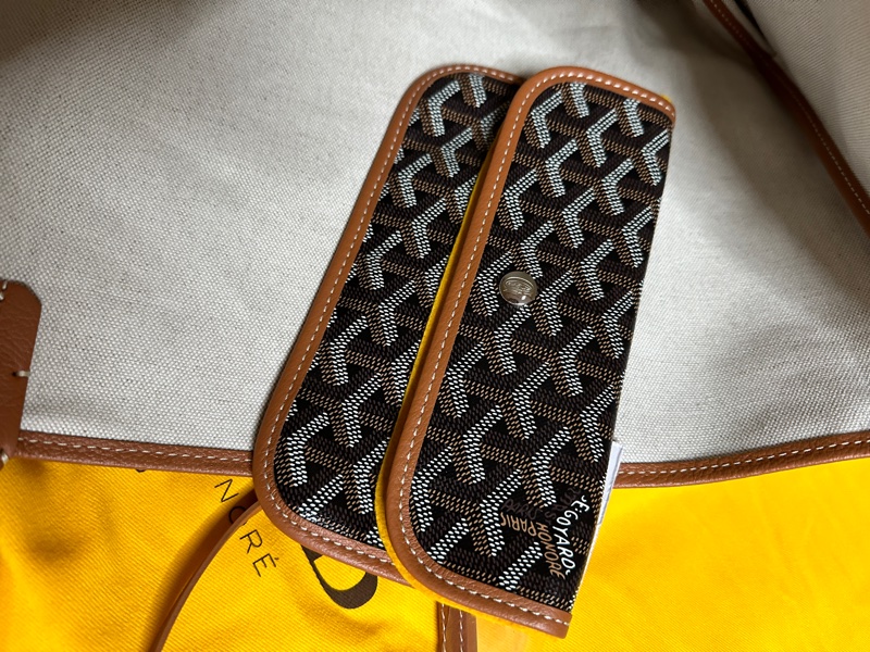 Goyard Tote PM 黑色&棕色-3