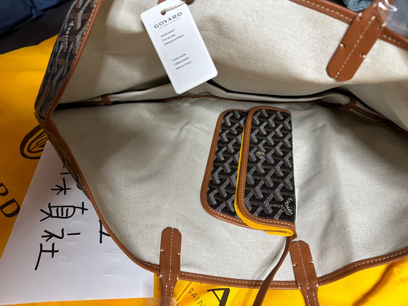 Goyard Tote PM 黑色&棕色-4