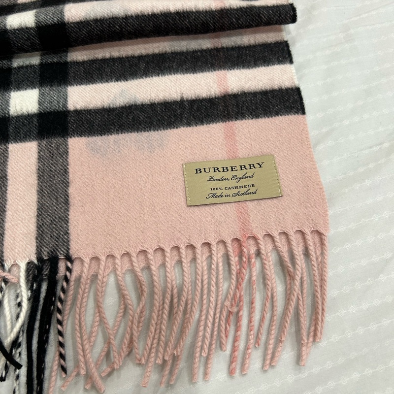 BurBerry 喀什米爾圍巾/限定愛心雙面款-5