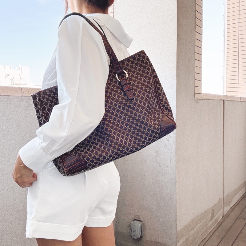 Celine Macadam tote shoulder bag-1