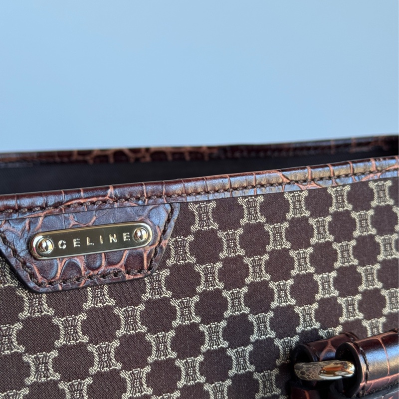 Celine Macadam tote shoulder bag-5