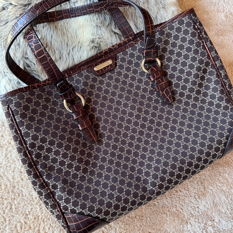 Celine Macadam tote shoulder bag-8