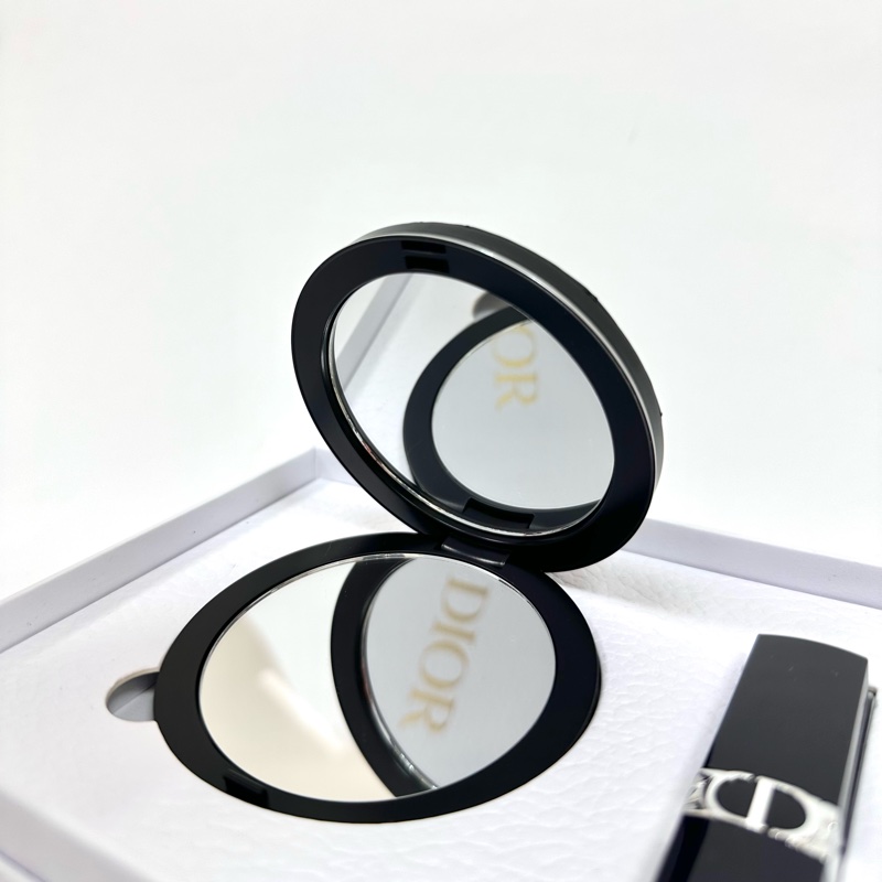 Dior 迪奧 全新 小羊皮化妝鏡 經典 口紅禮盒 88-35-3