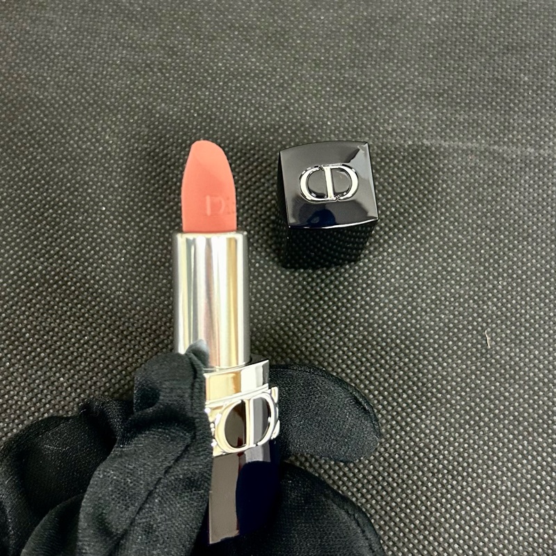 Dior 迪奧 全新 小羊皮化妝鏡 經典 口紅禮盒 88-35-2