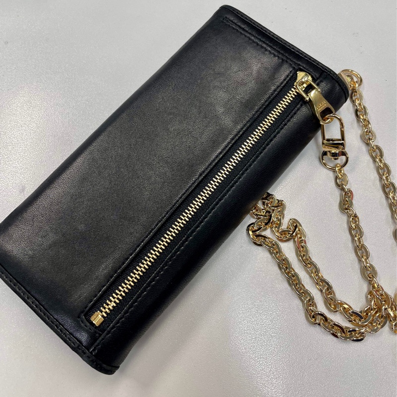 Loewe Anagram Long Wallet 羅意威中古軟皮長銀包 (免打孔加鏈)-5