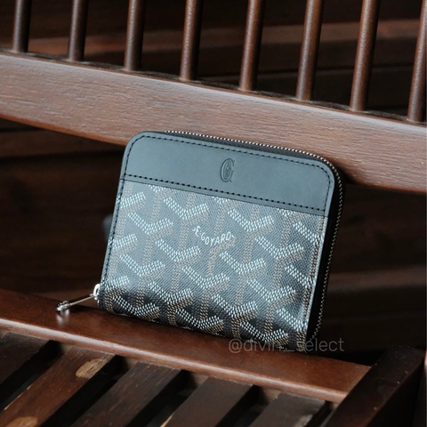 Goyard Matignon pm wallet狗牙黑黑拉鍊錢包